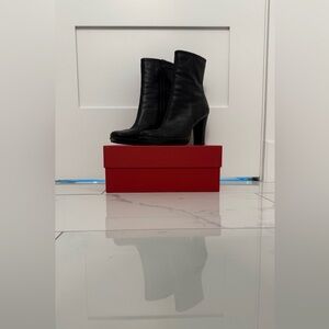 Jennifer Moore Black Heeled Boots